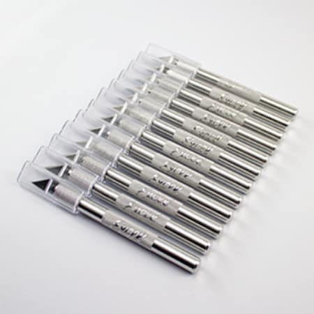 Excel Blades K2 Medium Duty Aluminum Hobby Craft Knife with Safety Cap, Bulk, 12pk. 18002